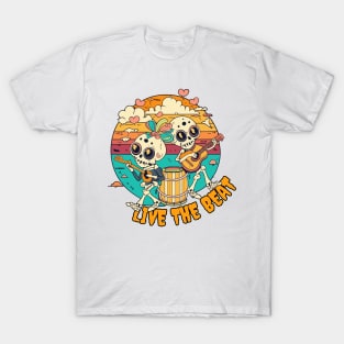 "Live the Beat" design T-Shirt